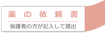 薬　の　依　頼　書